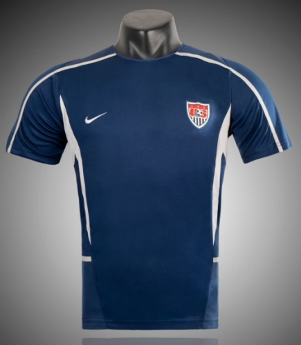 02 Retro Version USA Away Royal Blue Thailand Soccer Jersey-1041