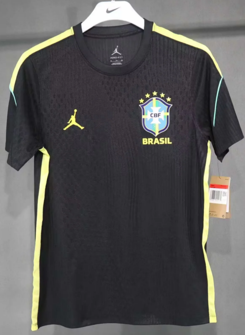 Player Version 2026/27 Brazil Black Soccer Thailand Jersey AAA-703