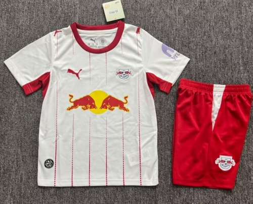 Kids 2026/27 RB Leipzig Home White Kids/Youth Soccer Uniform-JY/208