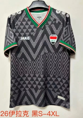 2026/27 Iraq 2nd Away Black Thailand Soccer Jersey AAA-709