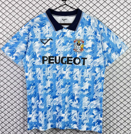 92/94 Retro Version Coventry City Home Blue Thailand Soccer Jersey AAA-503
