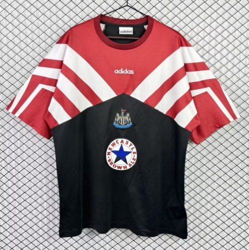 95/96 Retro Version Newcastle United Black & Red Thailand Soccer Jersey AAA-503