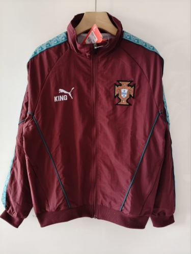 2026/27 Portugal Red Windbreaker Hoodies Top-XH
