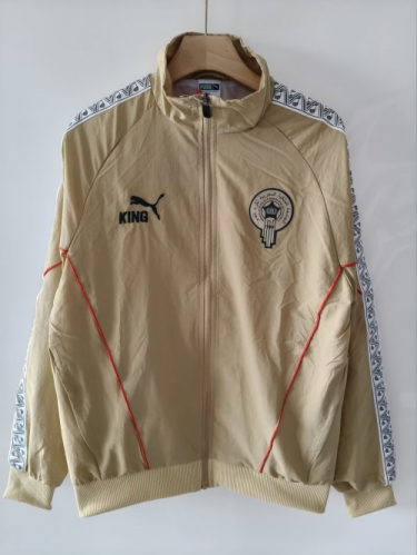 2026/27 Morocco Khaki Windbreaker Hoodies Top-XH