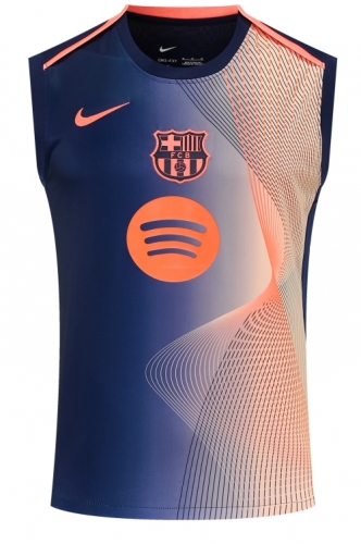 2026/27 Barcelona Royal Blue Thailand Soccer Training Vest-418