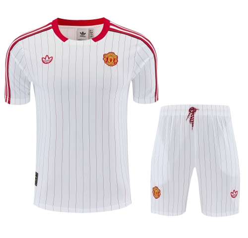 2026/27 Manchester United White Thailand Soccer Training Uniform-418