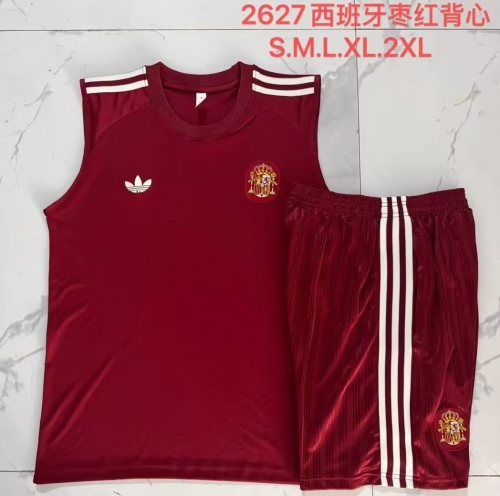 2026/27 Spain Red Soccer Vest Set-815