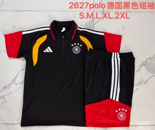 2026/27 Germany Black Thailand Polo Uniform-815