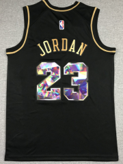 NBA Chicago Bull Black #23 Jersey-311