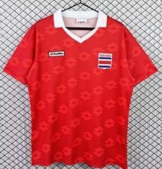 1990 Retro Version Costa Rica Home Red Thailand Soccer Jersey-503