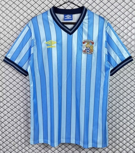 83/84 Retro Version Coventry City Home Blue Thailand Soccer Jersey AAA-503