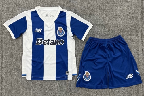Kids 2026/27 Porto Home Blue & White Kids/Youth Soccer Uniform-507/522/208