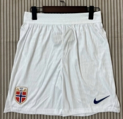 Player Version 2026/27 Norway Home White Thailand Soccer Shorts-BL