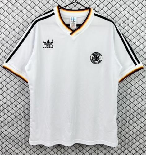 86 Retro Version Germany Home White Thailand Soccer Jersey AAA-503