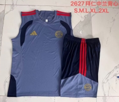 2026/27 Bayern München Blue Thailand Soccer Vest Set-815