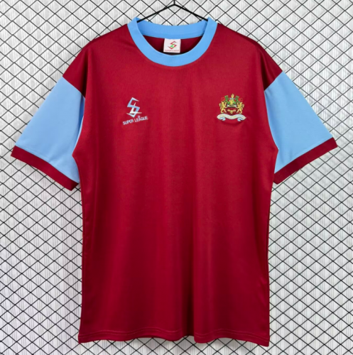 00/01 Retro Version Burnley Home Red Thailand Soccer Jersey AAA-503