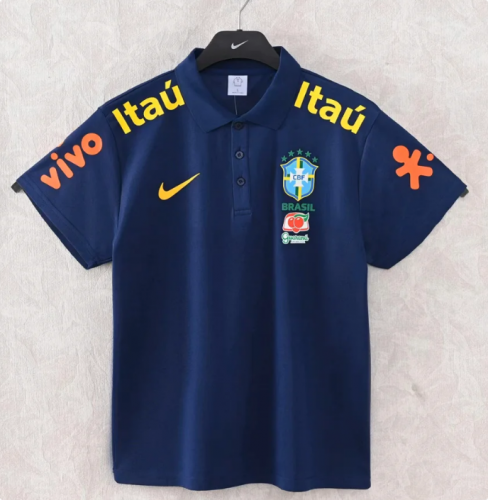 2026/27 Brazil Royal Blue Thailand Polo Shirts-709