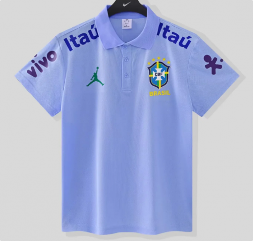 2026/27 Brazil Purple Blue Thailand Polo Shirts-709