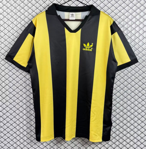 1982 CA Peñarol Home Yellow & Black Thailand Soccer Jersey AAA-503