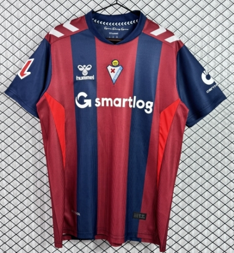 2026/27 SD Eibar Home Red & Blue Soccer Thailand Jersey AAA-40
