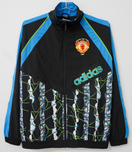 2026/27 Manchester United Black Windbreaker Hoodies Top-XH/66