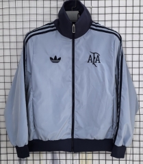 2024/25 Argentina Gray Blue Windbreaker Hoodies Top-503