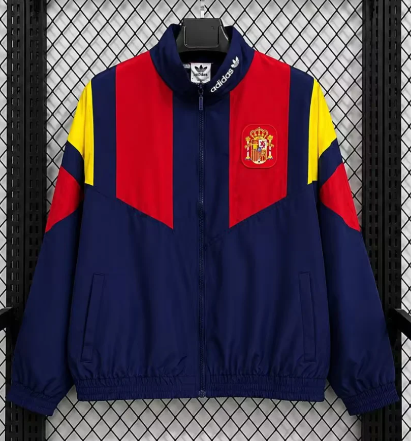 2026/27 Spain Red & Blue Windbreaker Hoodies Top-XH/C1