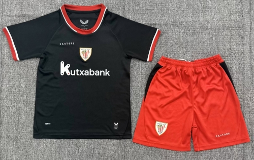 Kids 2026/27 Athletic Bilbao Away Black Kids/Youth Soccer Uniform-522/1040