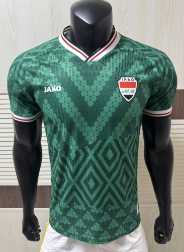 Player Version 2026/27 Iraq Away Green Thailand Soccer Jersey AAA-308
