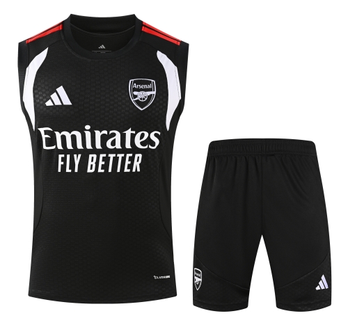 2026/27 Arsenal Black Thailand Soccer Training Vest Set-418