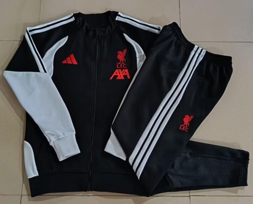 2026/27 Liverpool Black Soccer Jacket Uniform-815