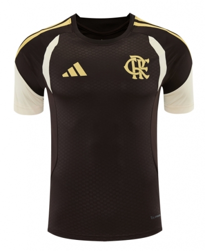2026/27 CR Flamengo Coffee Brown Thailand Soccer Training Jerseys-418