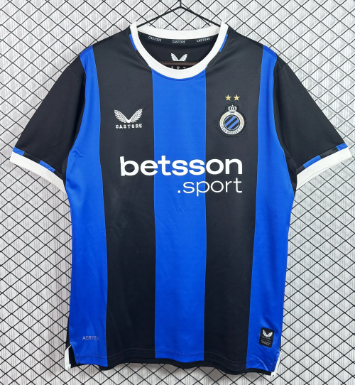 2026/27 Club Brugge Home Black & Blue Thailand Soccer Jersey AAA-503