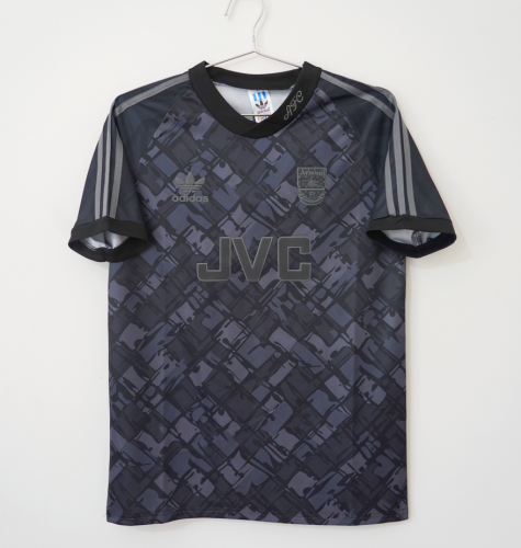90/92 Retro Version Arsenal Black Thailand Soccer Jersey AAA-811