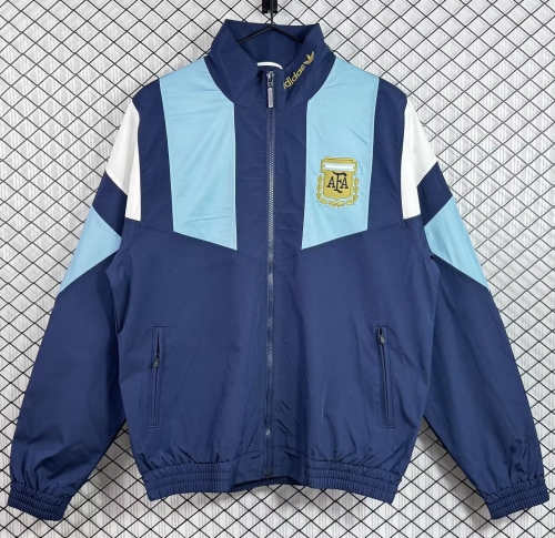 2026/27 Argentina Royal Blue Windbreaker Hoodies Top-503/47