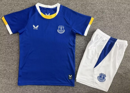 Kids 2026/27 Everton Home Blue Kids/Youth Soccer Uniform-40/BL/208