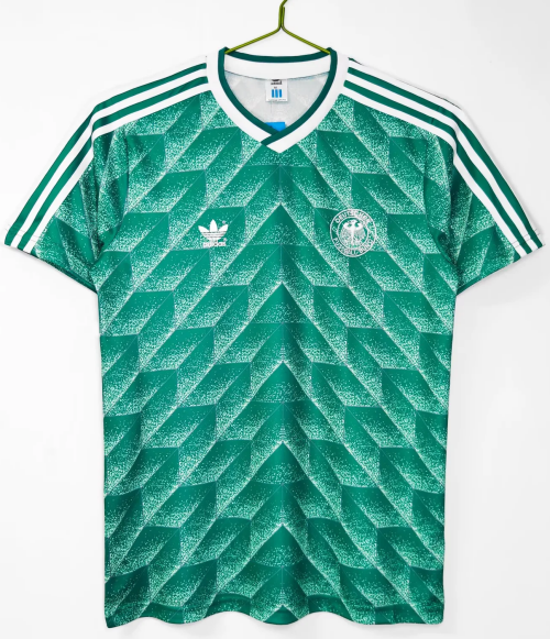 1990 Retro Version Germany Green Thailand Soccer Jersey AAA-709/710