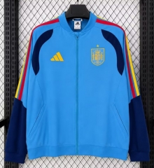 2026/27 Spain Blue Windbreaker Hoodies Top-47