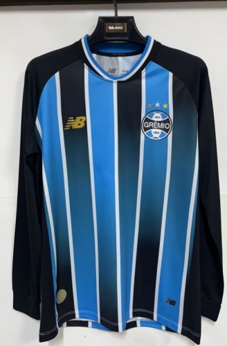 2026/27 Grêmio FBPA Home Blue & Black LS Thailand Soccer Jersey AAA-410