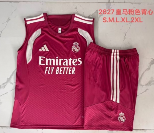 2026/27 Rea Madrid Red Thailand Soccer Vest Suit-815