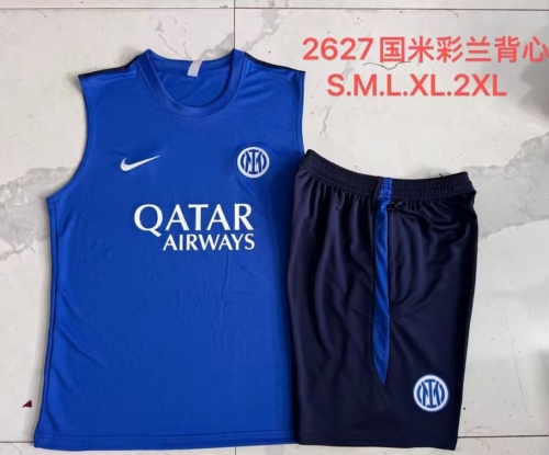 2026/27 Inter Milan CaiBlue Soccer Vest Set-815