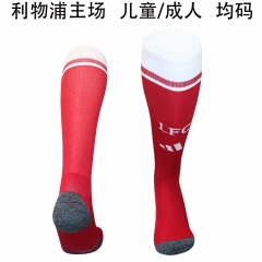 Adult & Kids 2026/27 Liverpool Home Red Thailand Soccer Socks