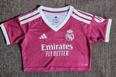 2026/27 Real Madrid 2nd Away Red Female Thailand Soccer Short Style Jersey-308/311