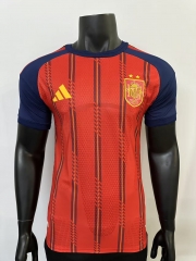 2 Star Player Version 2026/27 Spain Home Red Thailand Soccer Jersey AAA