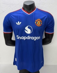 Player Version 2026/27 Manchester United Away Blue Thailand Soccer Jersey AAA-908