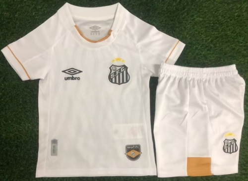 Kids 2026/27 Santos FC Home White Youth/kids Soccer Uniform-812
