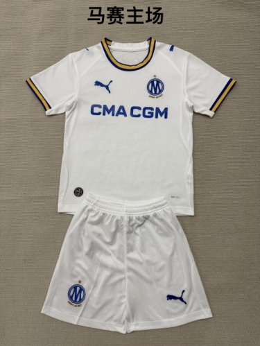 2026/27 Olympique Marseille Home White Soccer Uniform-208