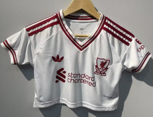 Short Clothing 2026/27 Liverpool Away White Thailand Women Soccer Jersey AAA