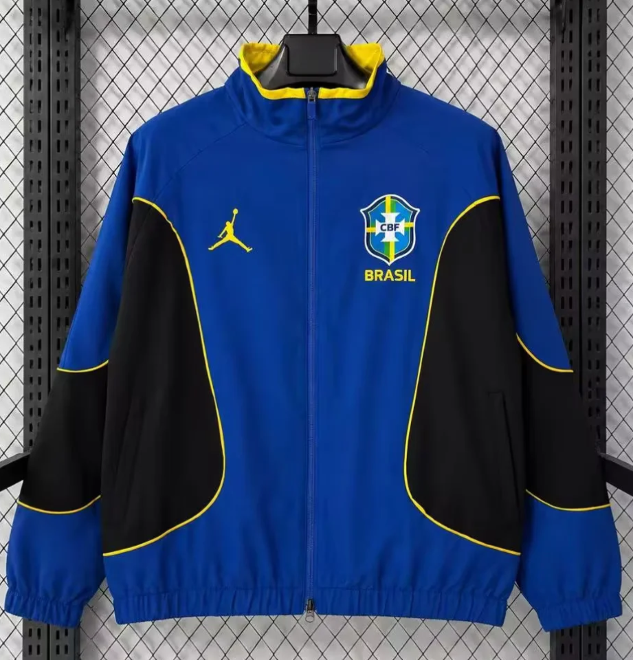 2026/27 Brazil CaiBlue Windbreaker Hoodies Top-47