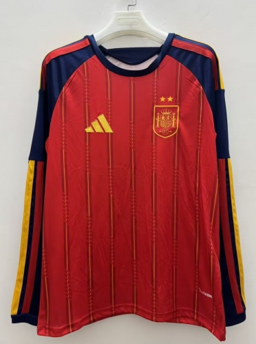 2 Star 2026/27 Spain Home Red Thailand LS Soccer Jersey AAA-410